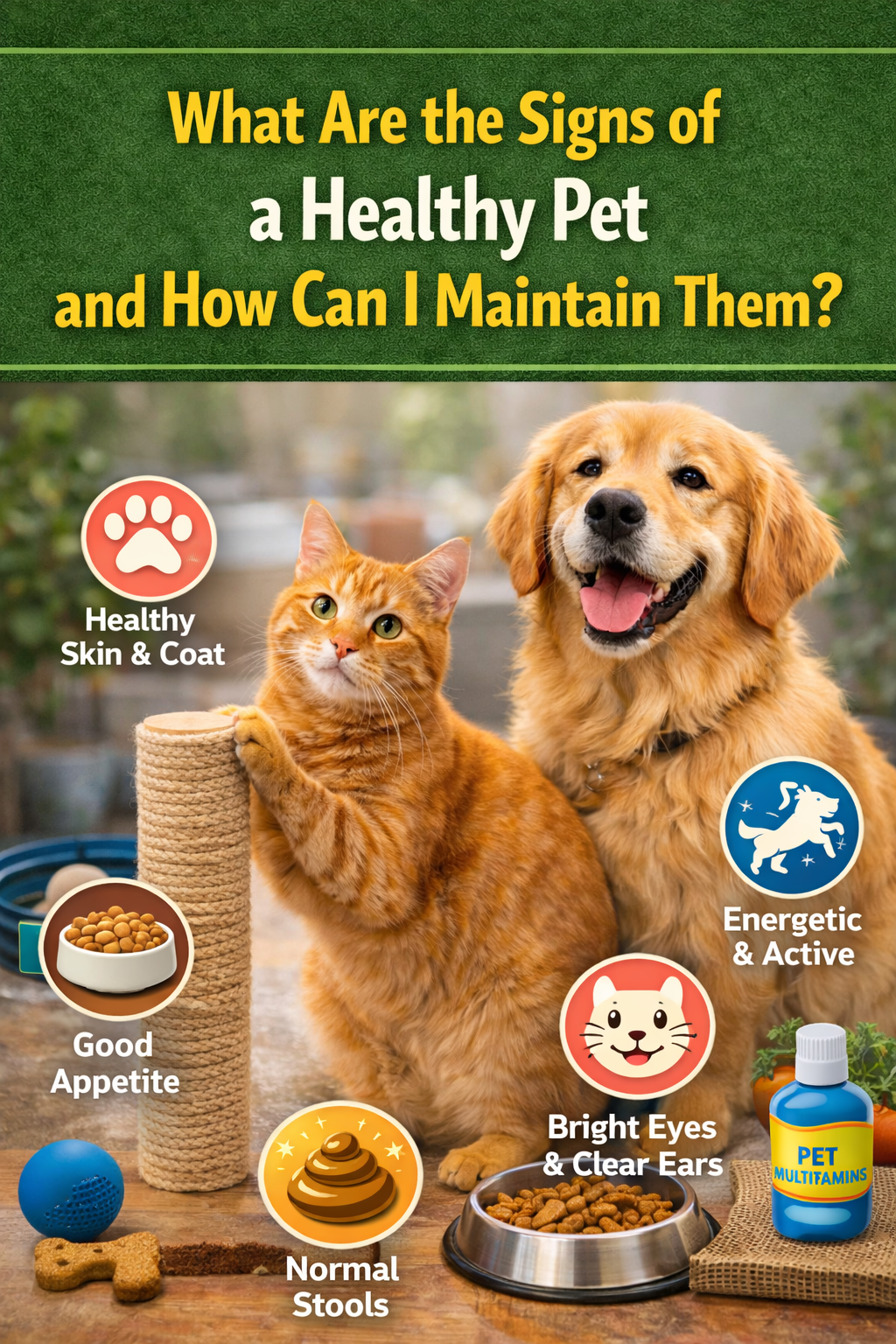 What Are The Signs Of a Healthy Pet And How Can I Maintain Them?